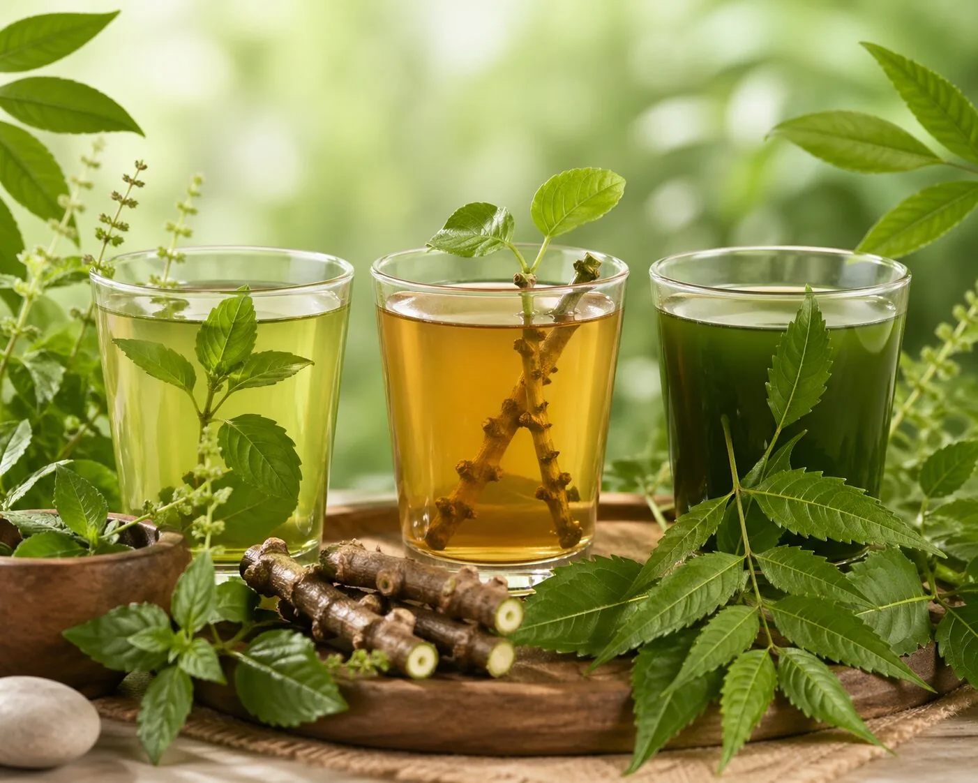 Natural Botanical Drinks — Tulsi & Neem